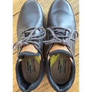 Skechers Men's Moreno - Soren Oxford-style Chocolate Shor Size 9